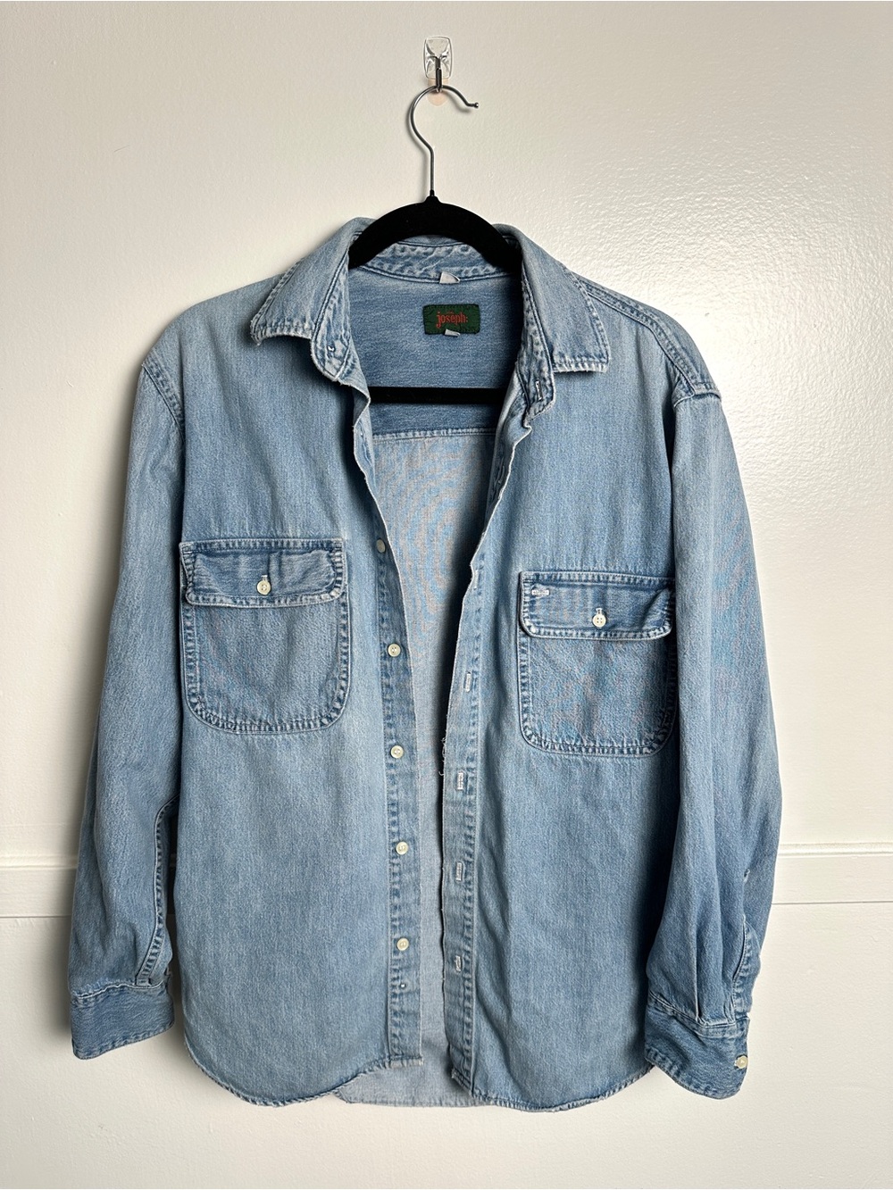 Vintage Women's Denim Button Up Shirt